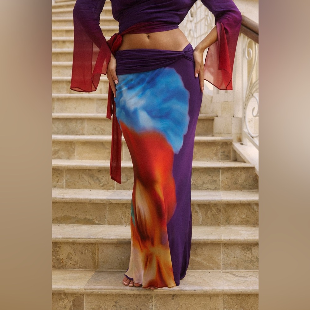 Mirage maxi skirt